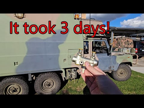 Rovershed Services to the rescue! | 6×6 Land Rover Brake Fail.