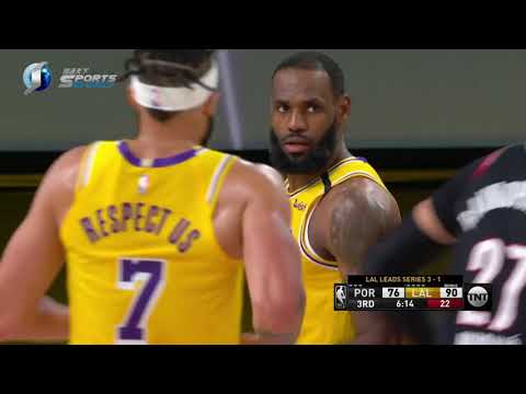【NBA 季後賽精華 - 拓荒者 @ 湖人 GAME 5  30/8】