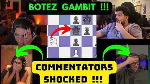 BOTEZ GAMBIT BY BOTEZ AND SAMAY WINS !!! | 🇮🇳 Samay Raina VS 🇨🇦 Andrea Botez | SuperPogChamps |