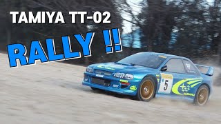 Full TT02 RALLY SUBARU IMPREZA Ground Clearance HIGH SET-UP rc카 지상고를 높혀 랠리카로 즐겨보자!! Update