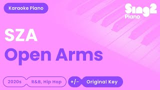 Open Arms Karaoke | SZA (Piano Karaoke)