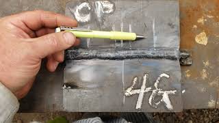 Weld Test for welder qualification (WQT), Weld test 6 of 10 by Mr Eric 313 views 8 months ago 35 seconds