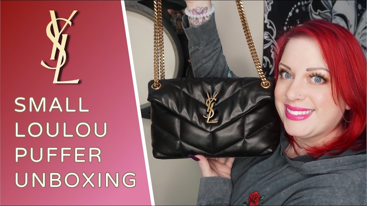 YSL Loulou Puffer Small Size Unboxing