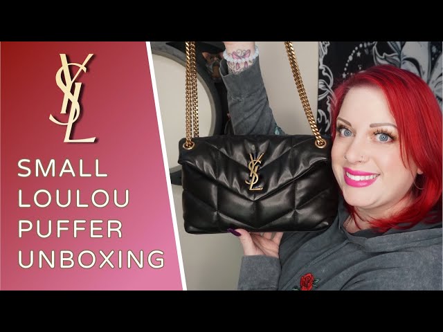 YSL Loulou Puffer Small Size Unboxing  what outfits fit in spring and  summer 