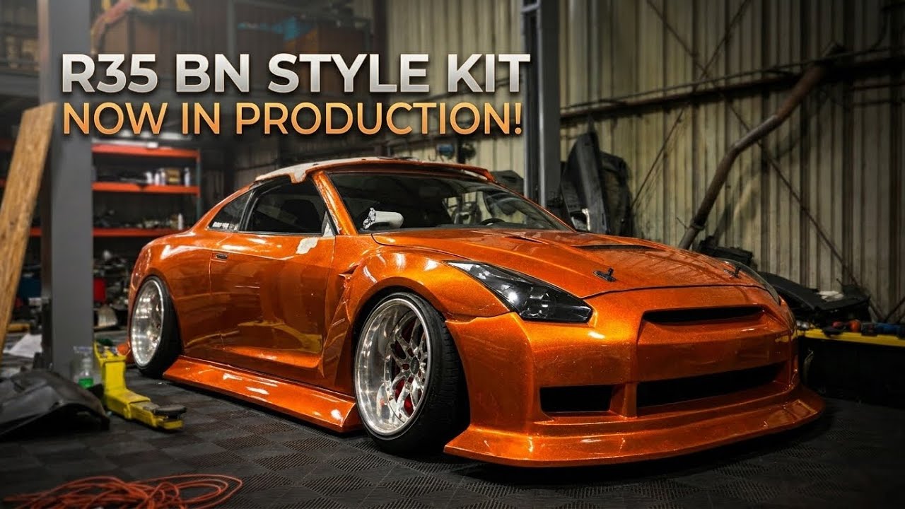 Making The First BN Style Body Kit (2JZ R35 GTR) - YouTube
