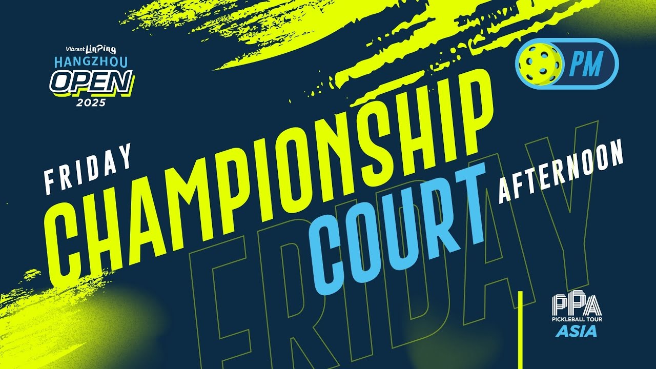 Semifinals Afternoon Session | Championship Court | Vibrant Linping Hangzhou Open 2025