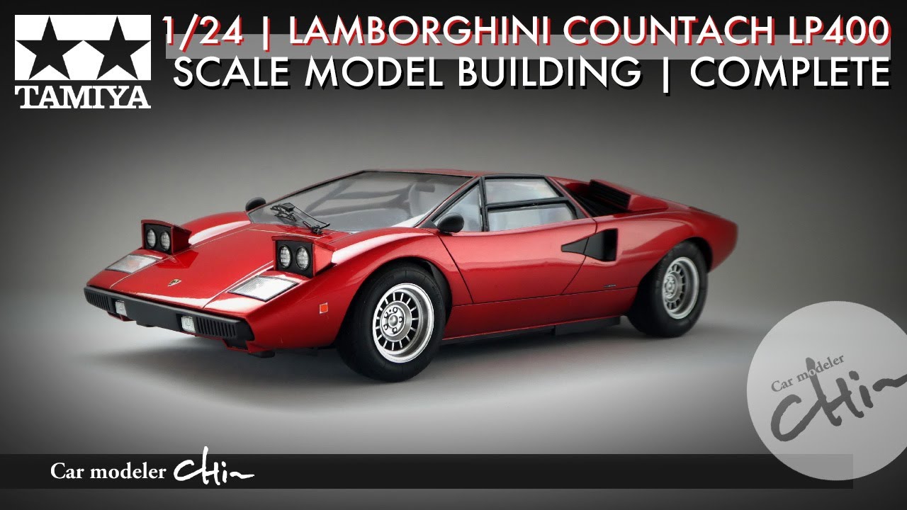 TAMIYA カウンタック TAMIYA Lamborghini Countach LP400 - YouTube