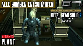 METAL GEAR SOLID 2 [07] • Plant: Alle Bomben entschärfen • All Bombs • Master Collection • Deutsch