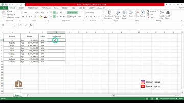 Tutorial Menentukan Harga Barang Setelah Diskon di Microsoft Excel