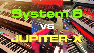 Roland System 8 vs Jupiter X Broad Comparison