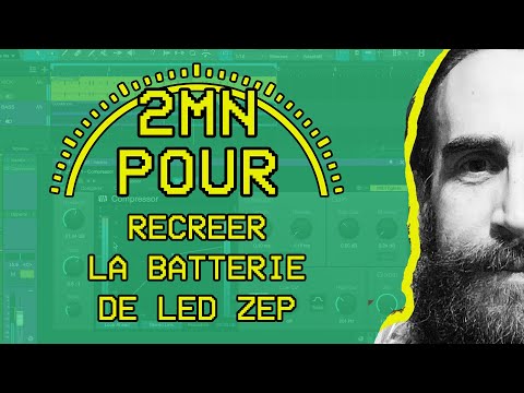 2 MIN POUR... recréer le son de batterie de Led Zeppelin !