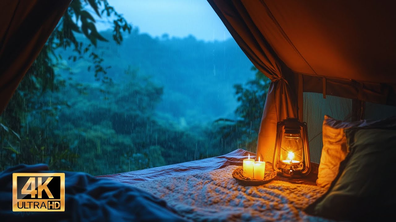 Rain Sounds for Sleeping 🌧️ | Cozy Rain & Gentle Thunder for Deep Sleep & Stress Relief
