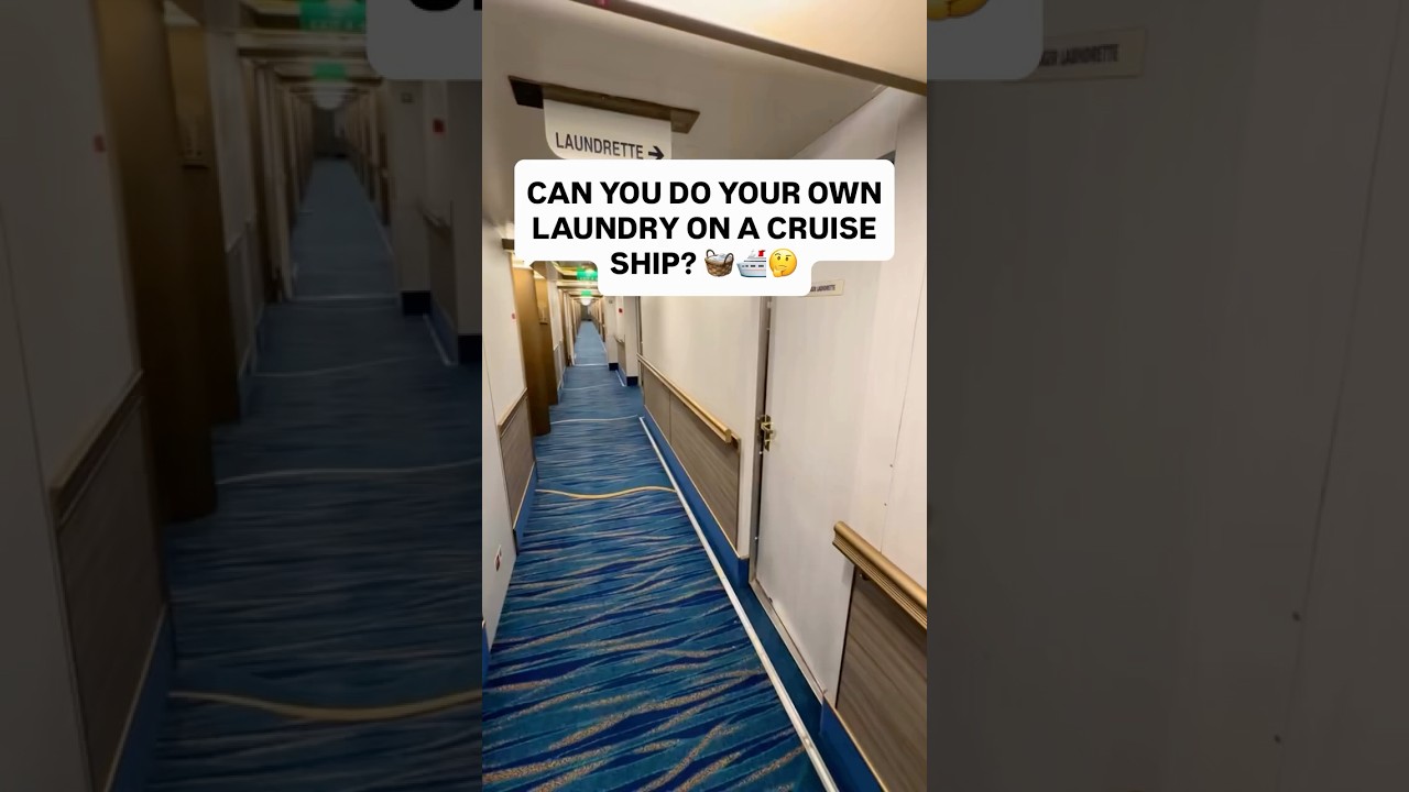 Can you wash clothes on a cruise ship?🧺🛳️