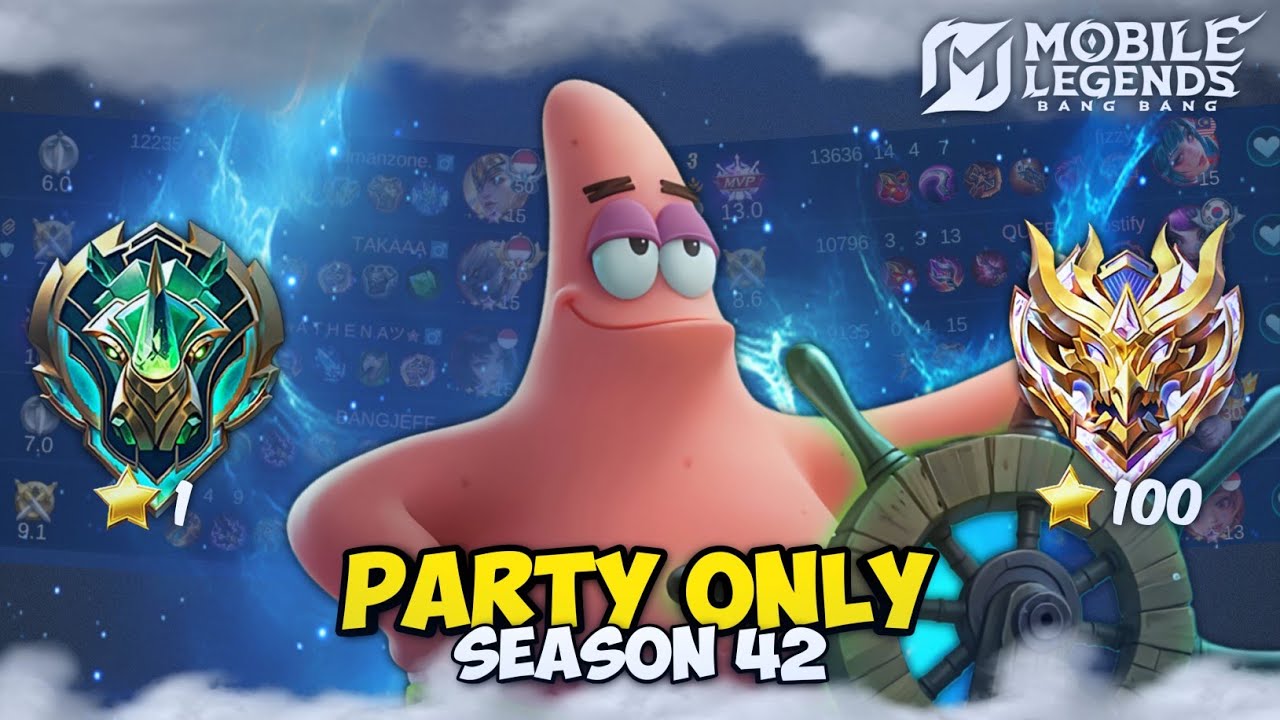 Namatin Mobile Legends tapi Party only Season 42