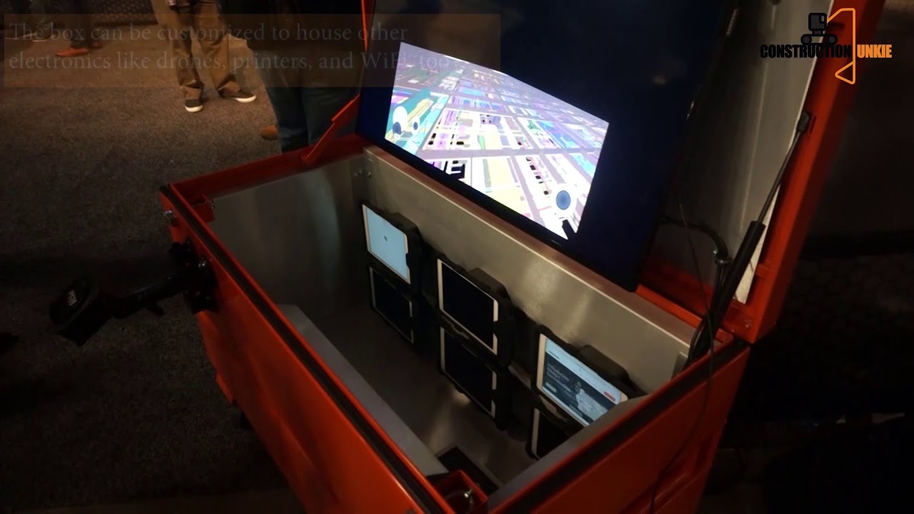 PCM Digital Job Box - Construction Site Technology Hub! - YouTube