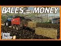 MAKING MONEY WITH STRAW BALES | Felsbrunn E25 | Let's Play FS19