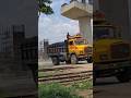Dangerous overload truck #automobile #railtrack #shorts #trending