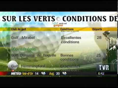Chronique de golf a TVA du 4 septembre 2011 de spo...