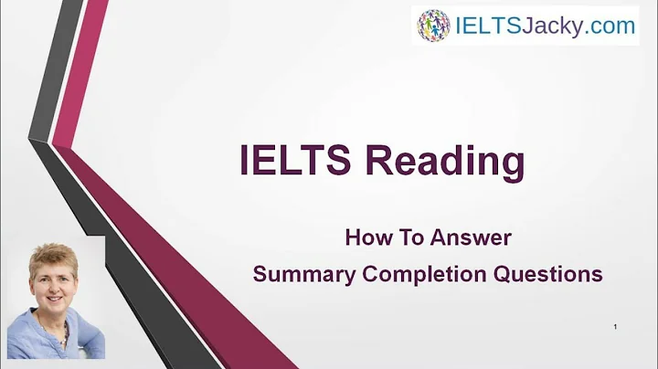 IELTS Reading – How To Answer Summary Completion Questions - DayDayNews