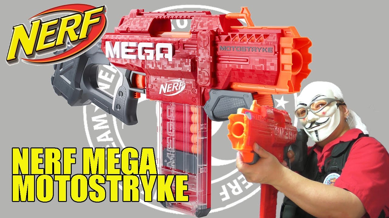 神ナフチャンネル Vol.9「NERF MEGA MOTOSTRYKE」 - YouTube