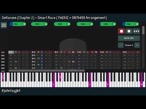 Deltarune (Chapter 2) - Smart Race (YM2612 + SN76489 Arrangement)