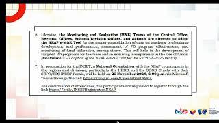NEAP PD Programs for the 2024 INSET Part 2
