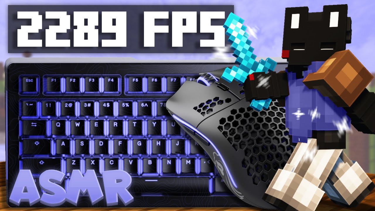Smooth Bedwars ASMR | Hypixel Keyboard & Mouse Sounds