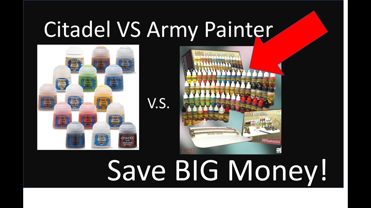 The Army Painter Vs Citadel Army Military