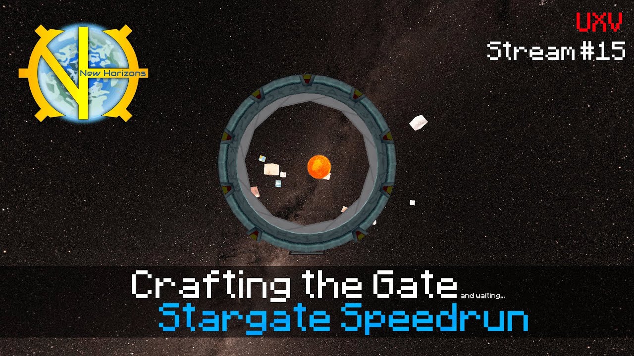 GTNH Stargate Speedrun Stream #15 - Crafting the Gate - YouTube