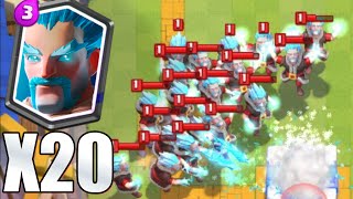 Clash Royale - X20 Ice Wizards Overpowered