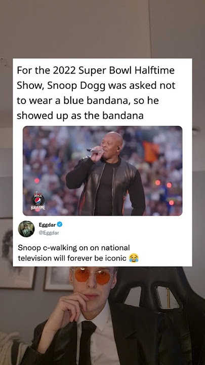 For the 2022 Super Bowl Halftime Show, Snoop Dogg was asked not to wear a blue bandana