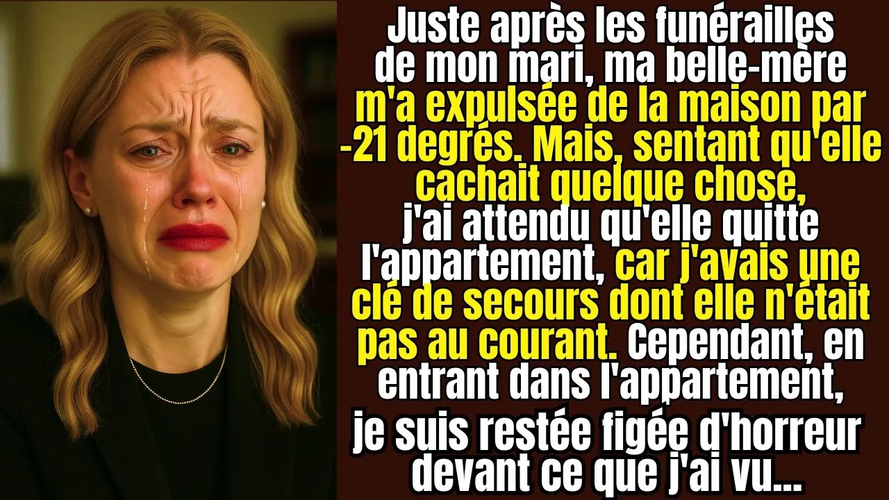 « Sans mariage, tu n’as aucun droit. Va-t’en. » Ces mots, prononcés par la mère de Paul le lendemain de ses funérailles, ont brisé ce qu’il restait de mon cœur. Pendant huit ans, j’avais partagé...