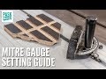 Making a Mitre Gauge Angle Setting Guide