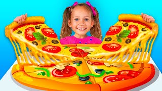 Canção Pizza de Maya e Mary | Canção para crianças com Maya e Mary