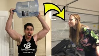 WATER BOTTLE FLIP CHALLENGE GONE VERY WRONG!!!