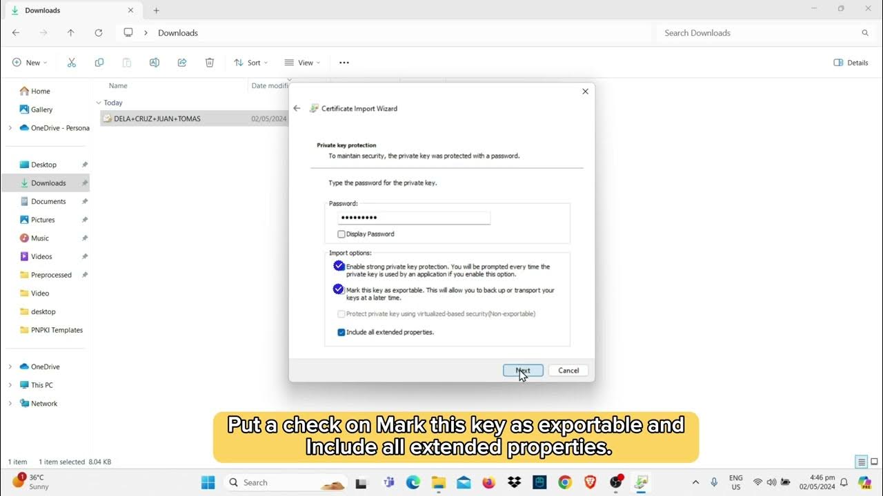 Pnpki step 3 installing certificates in windows keystore youtube