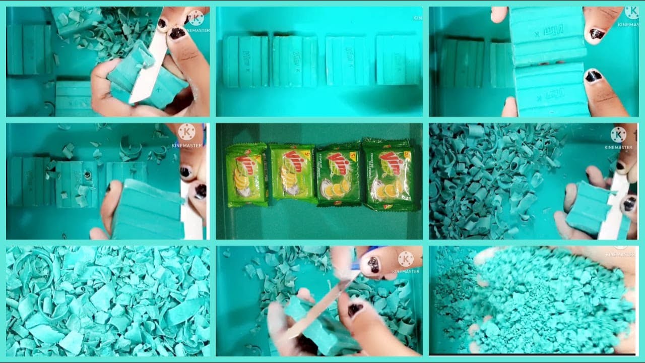 Vimbar Cutting dishwash bar (vim bar) #soapasmr #vimbar #soapcutting # ...