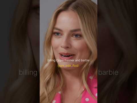 Margot Robbie was asked to move Barbie's release date because of  Oppenheimer #shorts