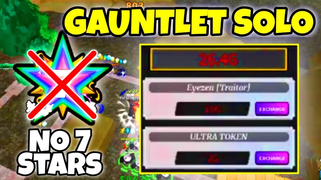 NO 7 STAR GAUNTLET MODE SOLO ALL STAR TOWER DEFENSE #roblox 