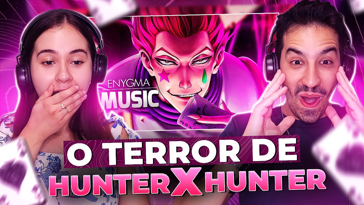 QUE CARA MALUCO! Reagimos ao Mágico Assassino | Hisoka (Hunter X Hunter) | Enygma | React em Casal 🔥