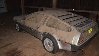 DeLorean Barn Find that hasn't seen light in over 32 years