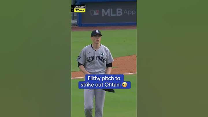 He fooled Ohtani with this one 😮
