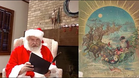 St. Nicholas Reads "The Night Before Christmas" At...