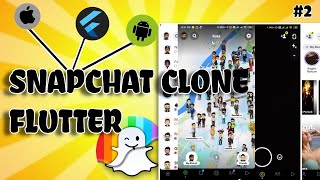 Snapchat Clone from Scratch #2 | UI | Material Design | Snapchat UI redesign