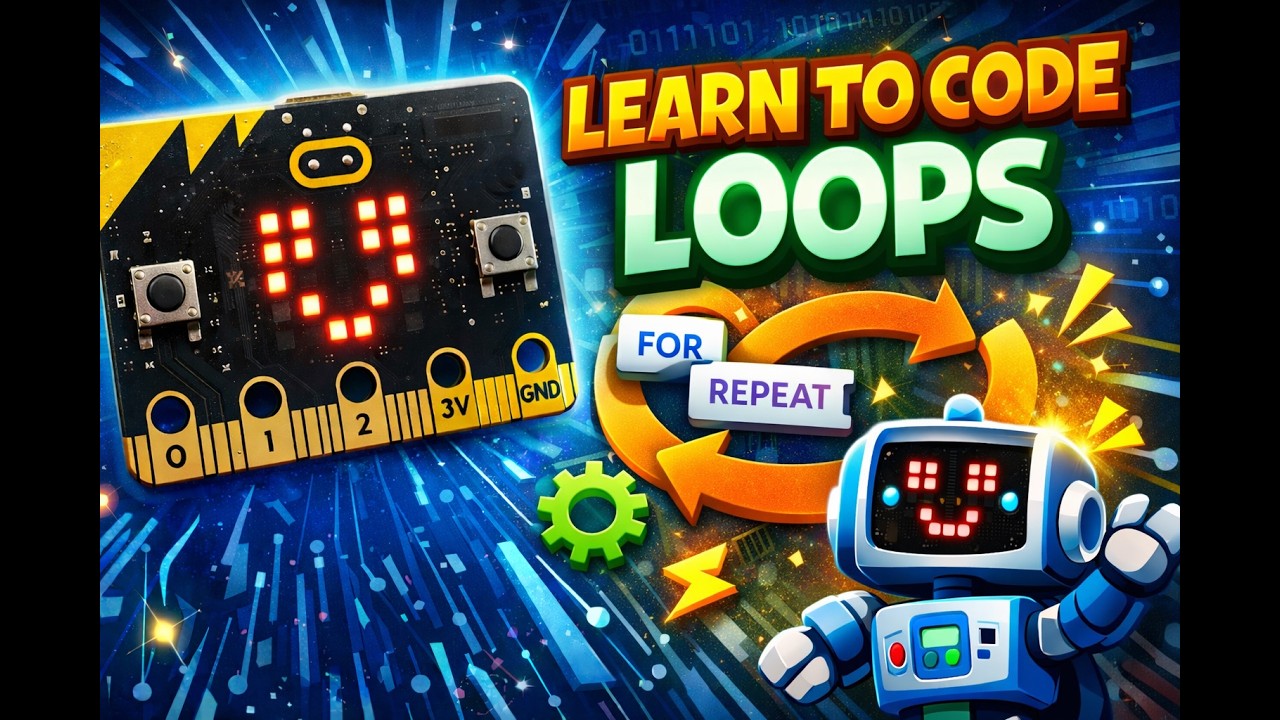 Loops in MakeCode for micro:bit | Beginner Tutorial - YouTube