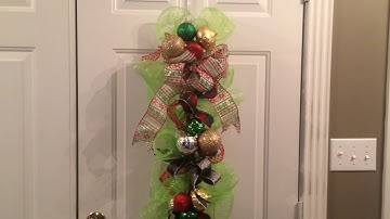 Easy and inexpensive door swag Part 2