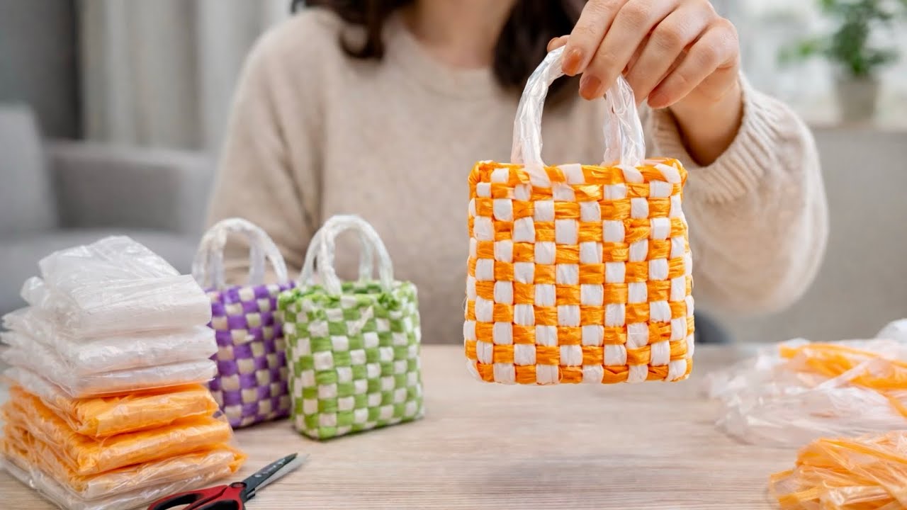 I Made a Bag Using Discarded Plastic | Very Easy & No Special Tools ♻️😍