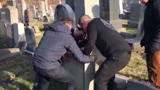 Cemetery vandalized