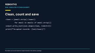 Information Python Foundations Checkpoint | Rebootv2 Lesson 12 Companion News