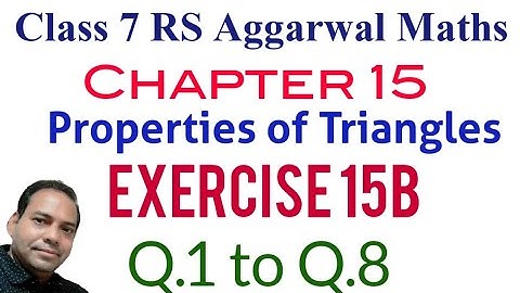 Exercise 15B Class 7 RS Aggarwal Maths